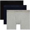 imageCalvin Klein Mens Ultra Soft Modern Modal Boxer BriefBlack  Shoreline  Grey Heather