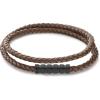 imageCalvin Klein Jewelry Mens Braided Leather Bracelet Color Brown Model 35000096