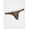 imageCalvin Klein Womens Carousel Logo Cotton Stretch Thong Panties 3 PackBlackGrey HeatherColor Stripe