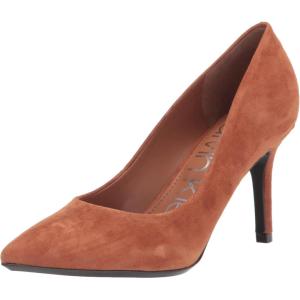 imageCalvin Klein Womens Gayle PumpCognac Suede