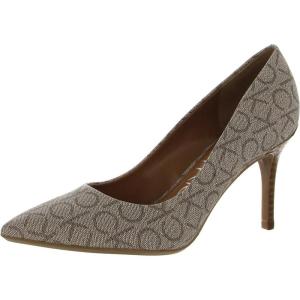 imageCalvin Klein Womens Gayle PumpDark Natural 120