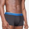 imageCalvin Klein Mens Micro Stretch 3pack Low Rise TrunkBlack Bodies W Polaris Blue  Aspen  Dove Wbs