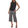 imageCalvin Klein Womens Pleat Neck Sleeveless CamiReal Black