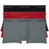 imageCalvin Klein Mens Micro Stretch 3pack Low Rise Trunk1 Black  1 Convoy  1 Red Gala
