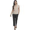 imageCalvin Klein Womens Pleat Neck Sleeveless CamiLatte
