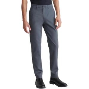 imageCalvin Klein Mens Modern Stretch Wrinkle Resistant Chino Pants in Slim FitForged Iron