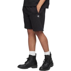 imageCalvin Klein Mens Monogram Logo Fleece ShortsClassic Black