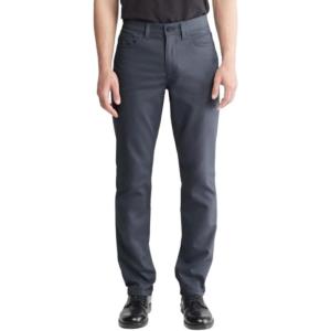imageCalvin Klein Mens Move 365 Stretch Slim Fit Wrinkle Resistant Tech Woven PantForged Iron