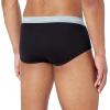imageCalvin Klein Mens Cotton Classics 3Pack BriefBlack Bodies W Shoreline  Grey Heather  Arona