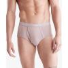 imageCalvin Klein Mens Cotton Classics 3Pack BriefSummer Taupe  Fiesta  Black