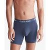 imageCalvin Klein Mens Cotton Stretch 3Pack Boxer BriefBlack  Speakeasy  Grey Heather