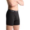 imageCalvin Klein Mens Cotton Stretch 3Pack Boxer BriefBlack  Zinc  Deep Mauve