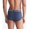 imageCalvin Klein Mens Cotton Stretch 3Pack Hip BriefBlack  Speakeasy  Grey Heather