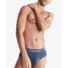 imageCalvin Klein Mens Cotton Stretch 3Pack Hip BriefBlack  Speakeasy  Grey Heather