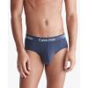 imageCalvin Klein Mens Cotton Stretch 3Pack Hip BriefBlack  Speakeasy  Grey Heather