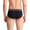 imageCalvin Klein Mens Cotton Stretch 3Pack Hip BriefBlack Bodies W Spellbound  White  Blue Atoll Wb