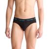 imageCalvin Klein Mens Cotton Stretch 3Pack Hip BriefBlack W Capri Rose  Speakeasy  Vivid Blue Logos