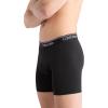 imageCalvin Klein Mens Micro Stretch 3Pack Boxer BriefBlack Bodies W Black  Ash  Mediterranea Wbs