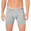 imageCalvin Klein Mens Micro Stretch 3Pack Boxer BriefBlano De Blano  Dazzling Blue  Griffin