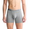 imageCalvin Klein Mens Micro Stretch 3Pack Boxer BriefHemisphere Blue  Plein Air  Convoy