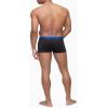 imageCalvin Klein Mens Micro Stretch 3pack Low Rise TrunkBlack Bodeis W Anchor Blue  Cloud Nine  Rosey Dream
