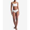 imageCalvin Klein Womens Invisibles Comfort Lightly Lined Seamless Wireless Triangle Bralette BraPlein Air W Ivory Logo