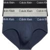 imageCalvin Klein Mens Cotton Stretch 3Pack Hip BriefBlack  Speakeasy  Grey Heather