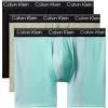imageCalvin Klein Mens Micro Stretch 3Pack Boxer BriefBlack  Palm Leaf Stripebeau Blue  Foggy Mauve
