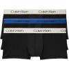 imageCalvin Klein Mens Micro Stretch 3pack Low Rise TrunkBlack Bodeis W Anchor Blue  Cloud Nine  Rosey Dream