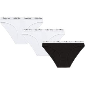 imageCalvin Klein Womens Carousel Logo Cotton Stretch Bikini Panties 3 PackBlackWhiteWhite