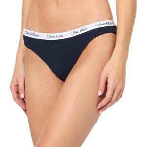 imageCalvin Klein Womens Carousel Logo Cotton Stretch Bikini Panties 3 PackShorelineCitronellaBold Track Logoshoreline