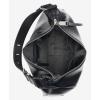 imageCalvin Klein Max Top Zip Hobo Shoulder BagBlackSilver Waxed