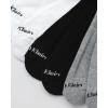 imageCalvin Klein Mens 6 Pair Athletic Crew SocksGrey Assorted