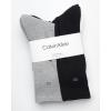 imageCalvin Klein Mens 6 Pair Athletic Crew SocksGreyBlackWhite