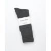 imageCalvin Klein Mens Dress Socks  Cotton Blend Crew Socks Patterns and Solids 4 PackBlueGrey Solid