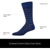 imageCalvin Klein Mens Dress Socks  Cotton Blend Crew Socks Patterns and Solids 4 PackBrown Assorted