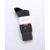 imageCalvin Klein Mens Dress Socks  Cotton Blend Crew Socks Patterns and Solids 4 PackCharcoal Heather