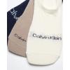 imageCalvin Klein Mens Socks  No Show Sneaker Liner Socks 6 PackTan Multi