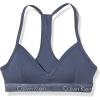 imageCalvin Klein Womens Motive Cotton Lightly Lined BraletteScorched Denim