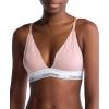 imageCalvin Klein Womens Modern Cotton Lightly Lined Triangle Wireless BralettePink