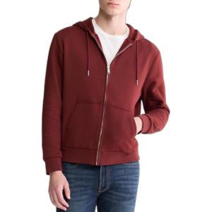 imageCalvin Klein Mens Relaxed Fit Archive Logo Fleece Full Zip HoodieRusted Root