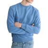 imageCalvin Klein Mens Relaxed Fit Monogram Logo Fleece SweatshirtBlue Horizon