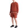 imageCalvin Klein Mens Relaxed Fit Monogram Logo Fleece SweatshirtRoasted Russet