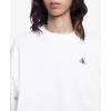 imageCalvin Klein Mens Relaxed Fit Monogram Logo Fleece SweatshirtWhite