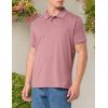 imageCalvin Klein Mens Smooth Cotton Monogram Logo Polo ShirtCapri Rose