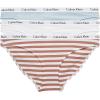 imageCalvin Klein Womens Carousel Logo Cotton Stretch Bikini Panties 3 PackPalest BlueWhiteRainer Stripesandalwood