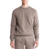 imageCalvin Klein Mens Relaxed Fit Monogram Logo Fleece SweatshirtFalcon