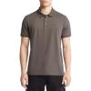 imageCalvin Klein Mens Smooth Cotton Monogram Logo Polo ShirtJuniper Mist