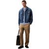 imageCalvin Klein Mens Smooth Cotton Monogram Logo Polo ShirtWell Water