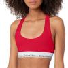 imageCalvin Klein Womens Modern Cotton Unlined Wireless BraletteRed